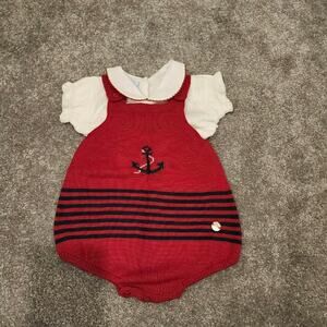 Granlei Spanish Baby Boys Knit Set Sz 0-3M